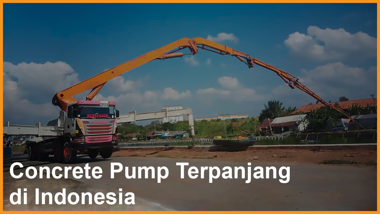 Longest Concrete Pump in Indonesia